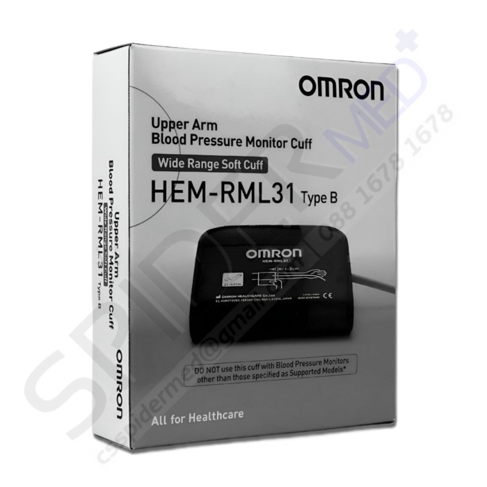 MANSET OMRON HEM RML31 LARGE / WIDE RANGE SOFT CUFF TENSIMETER RML 31
