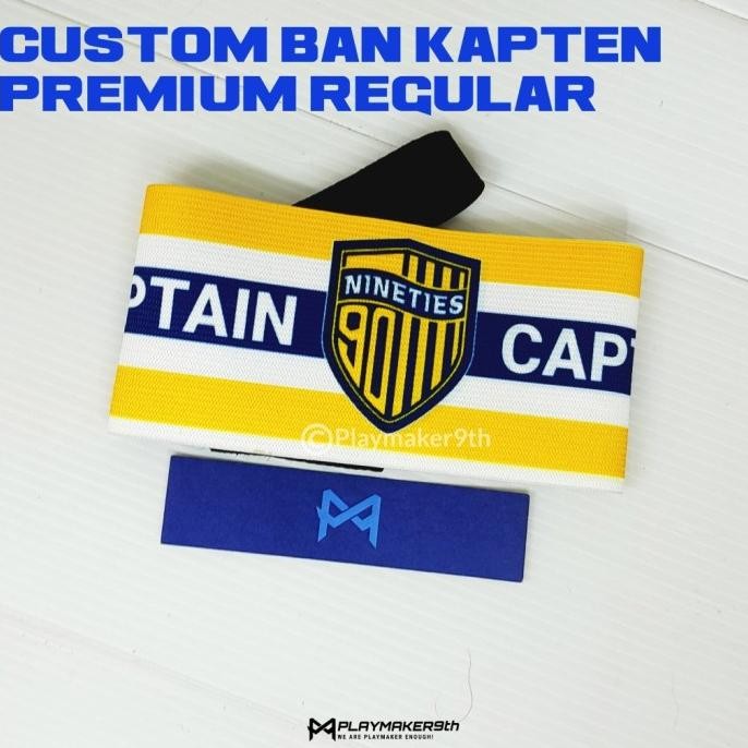 BAN KAPTEN KARET CUSTOM CAPTAIN ARMAND MAKER PRO SEPAK BOLA FUTSAL