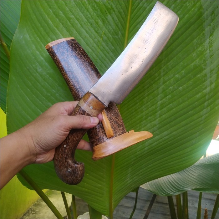 Diskon Golok Cincang Baja Per Super Kupas Kelapa Kayu Ukir
