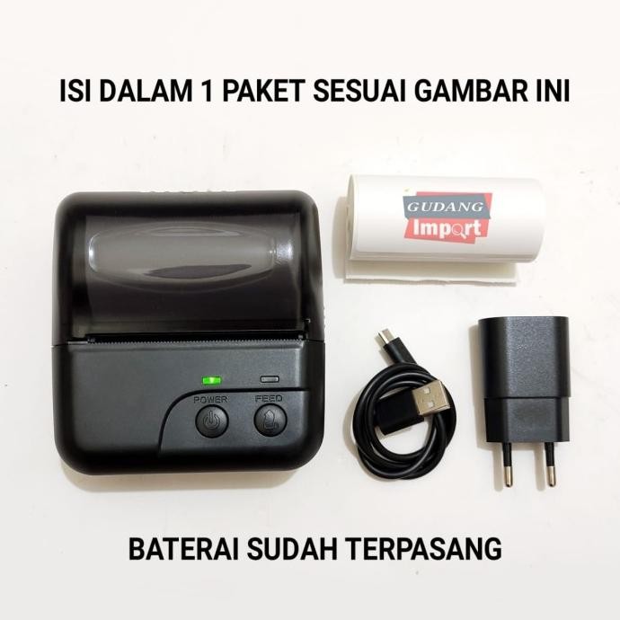 

Printer Thermal Bluettoth 80Mm Cetak Resi Pengiriman Struk Kasir Promo