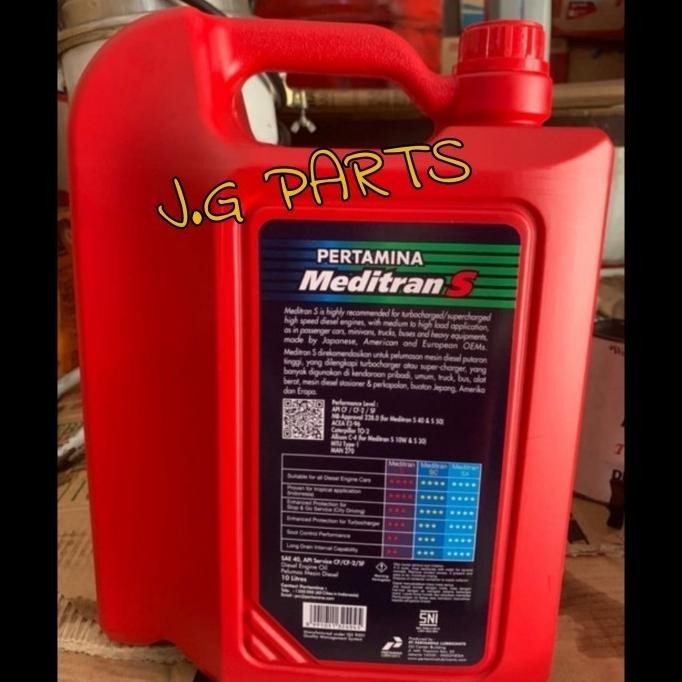 Oli Mesin Diesel Pertamina Meditran S (SAE 40) 10 Liter