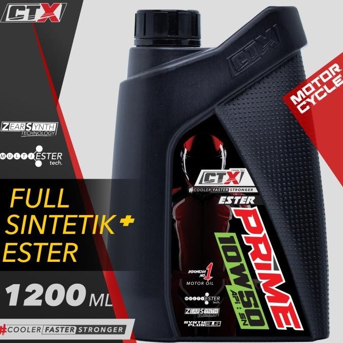 CTX Ester Prime 10w50 - oli racing MOGE full sintetik ester