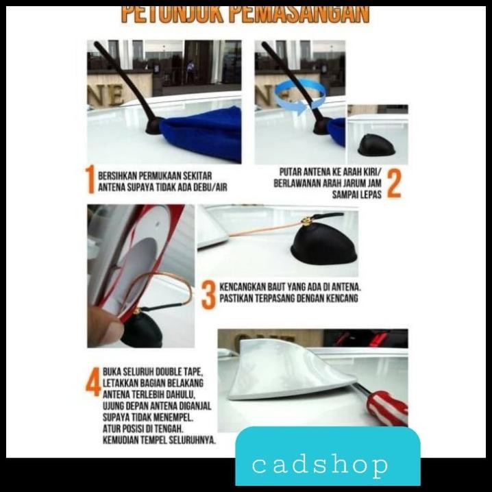 HOT DEAL ANTENA HYBRID / SIRIP HIU CARBON MOBIL XENIA 