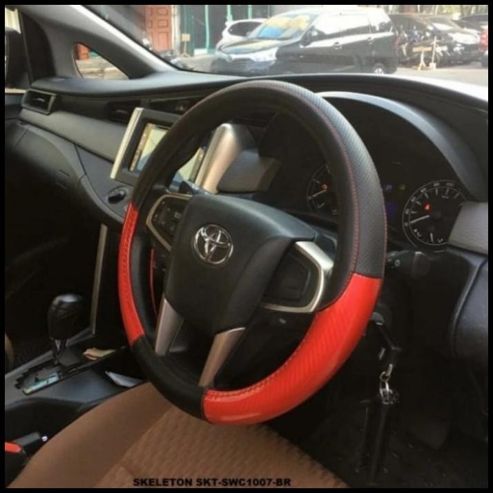 TERMURAH SARUNG STIR MOBIL AVANZA XENIA VELOZ 2021 COVER STIR MOBIL CARBON 