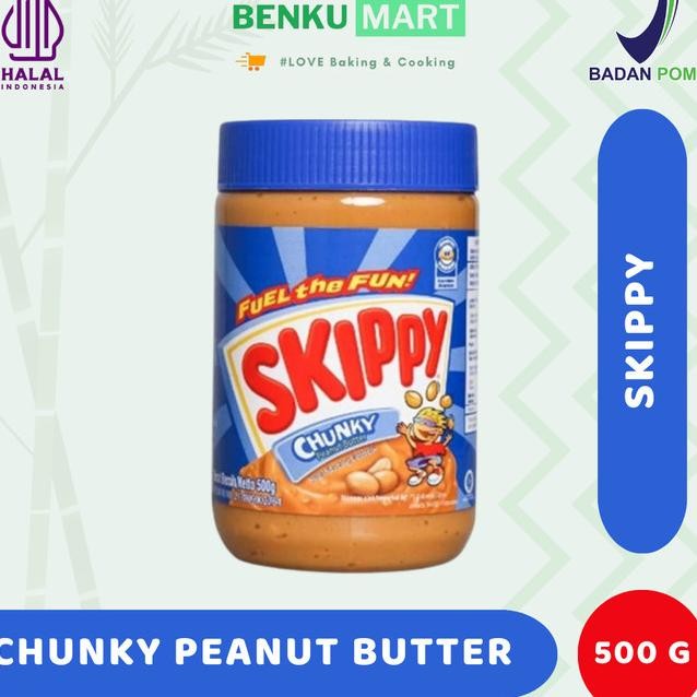 

Selai Kacang Chunky Skippy 500 Gr | Peanut Butter