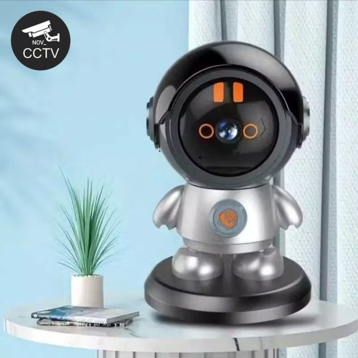 Produk Ready CCTV WIFI WIRELESS MODEL ROBOT ICAM365 8MP MOTION TRACKING KEAMANAN