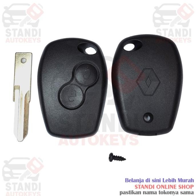 Kunci Cadangan Rumah Kunci Key Shell Casing Renault Megane Modus Clio Kangoo Logan Sandero Duster