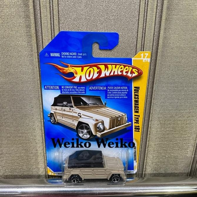 hotwheels volkswagen type 181 coklat muda