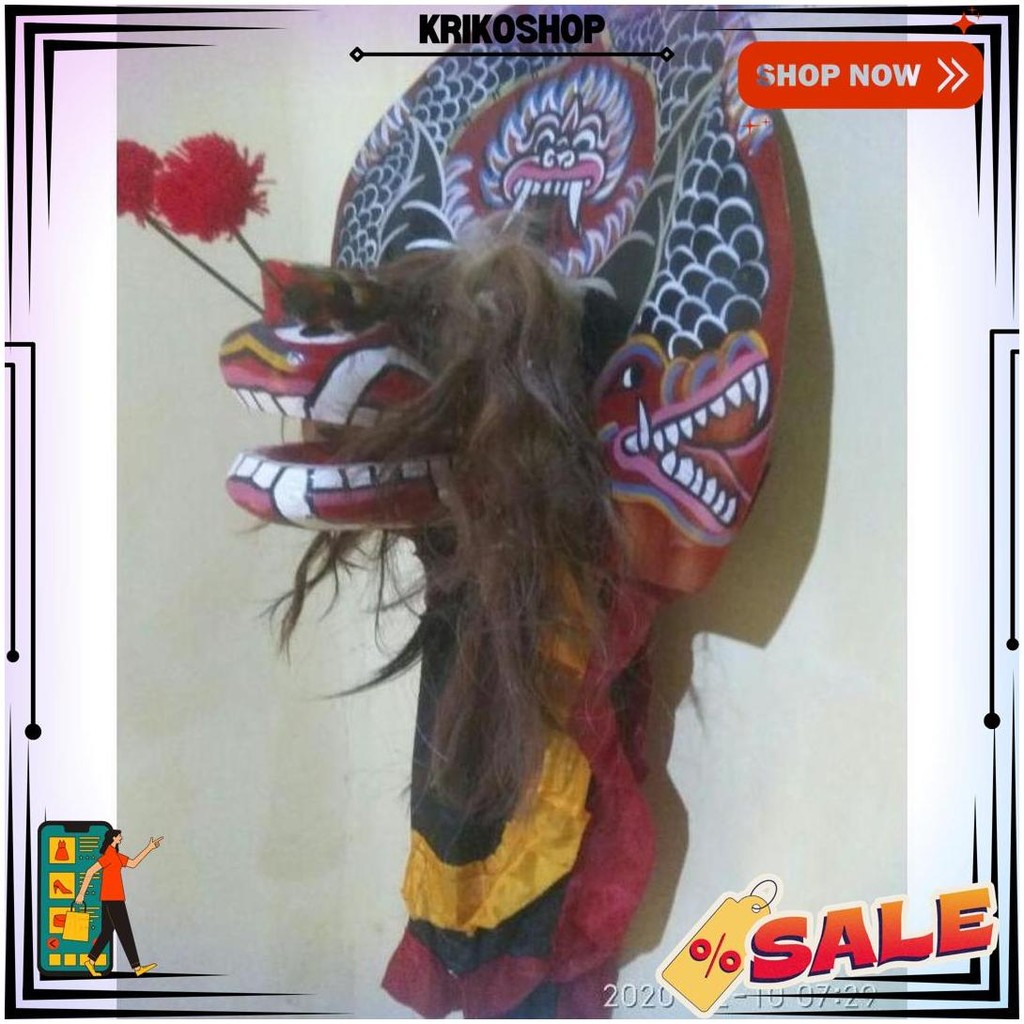 Barongan Devil Bunyi Keras Barongan Murah Bopo Macan Jaranan 25N Sale