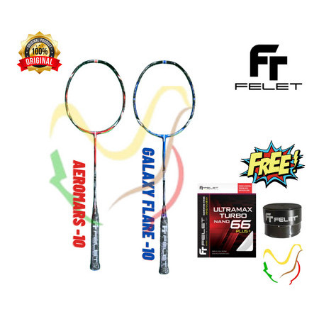 RAKET BADMINTON FELET AEROMARS 10 GALAXY FLARE 10 ORIGINAL