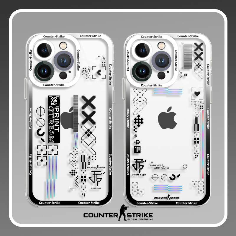 Game Peripherals Printing Csgo Gradient Set Cetak Softcase Realme C65 C63 Note 50 C61 C30 C30S Narzo
