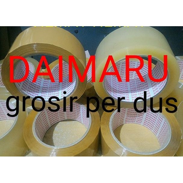 

Lakban Daimaru Bening & Cokelat Harga Pabrik Khusus Gojek