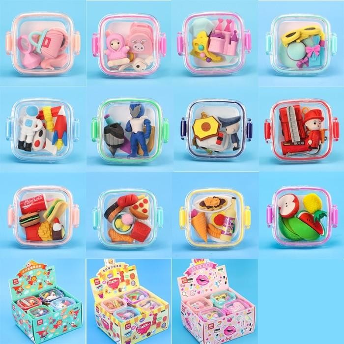 

Penghapus Karakter Kartun Anak Dengan Kotak, Cute Cartoon Eraser [G]