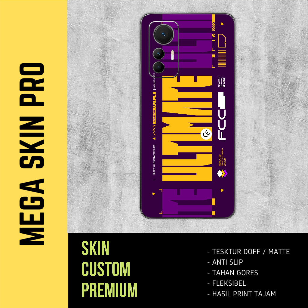 *Promo* Xiaomi 12 Lite Vynyl Wrap Stiker Garskin Case Custom Order