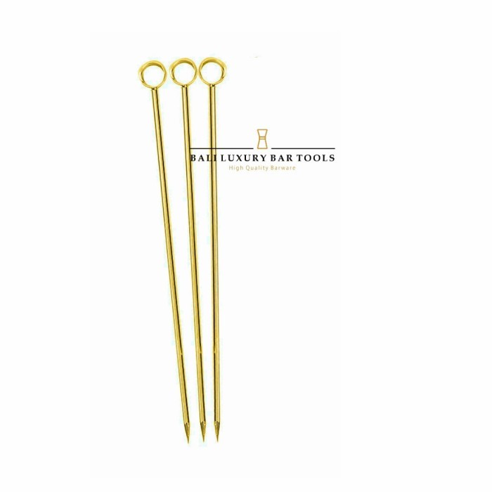 #@#@#@#@] Ring Head Cocktail Pick Stainless Steel