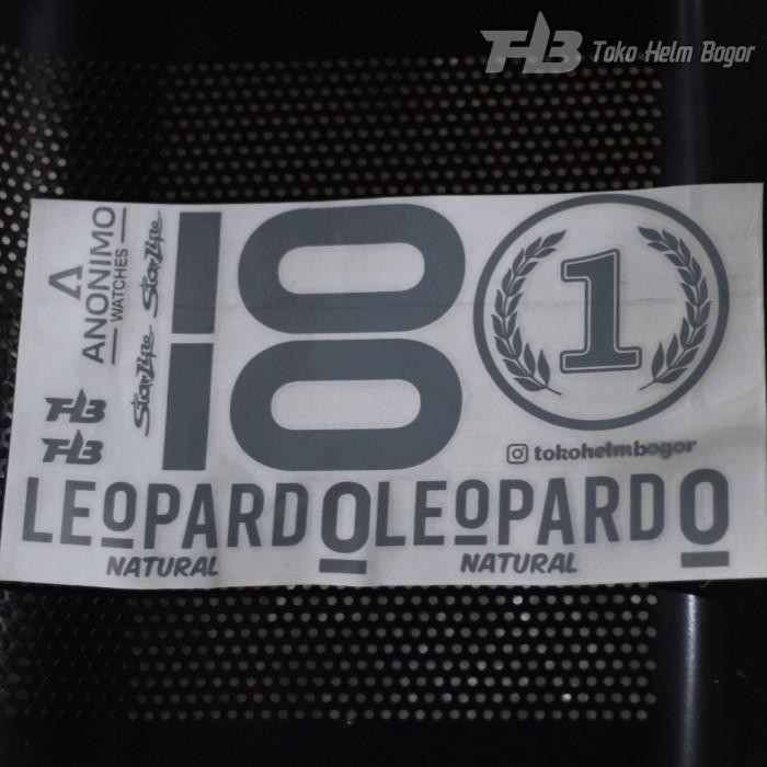Stiker Set Helm Leopard World Champion