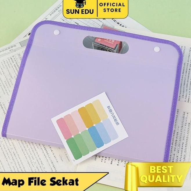 

TERLARIS A4 FILE FOLDER DOCUMENT ORGANIZER / TAS FILE HOLDER KERTAS A4 13 SEKAT / MAP TAS DOKUMEN FILE BAG