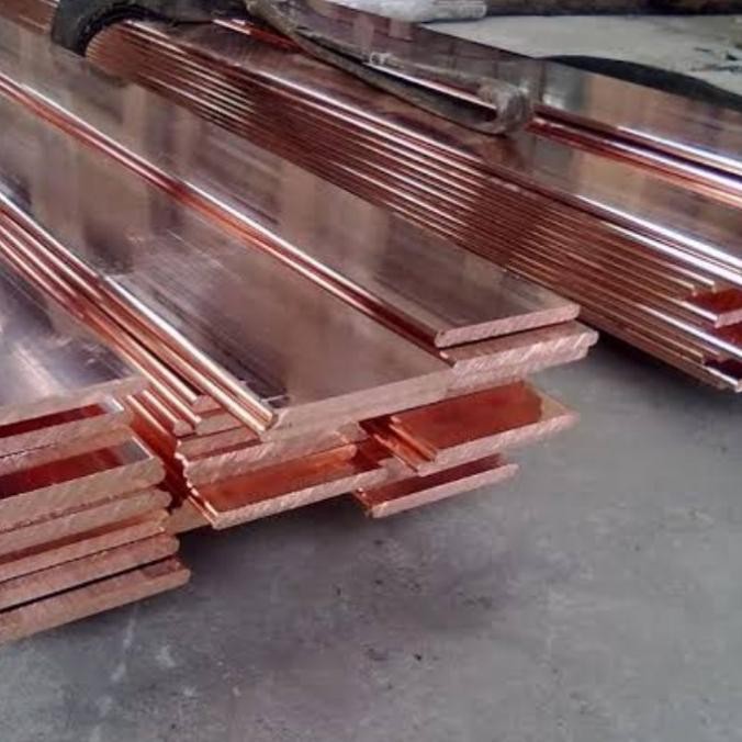 Rail Copper / Busbar / bus bar plat Tembaga 10 x 60 mm