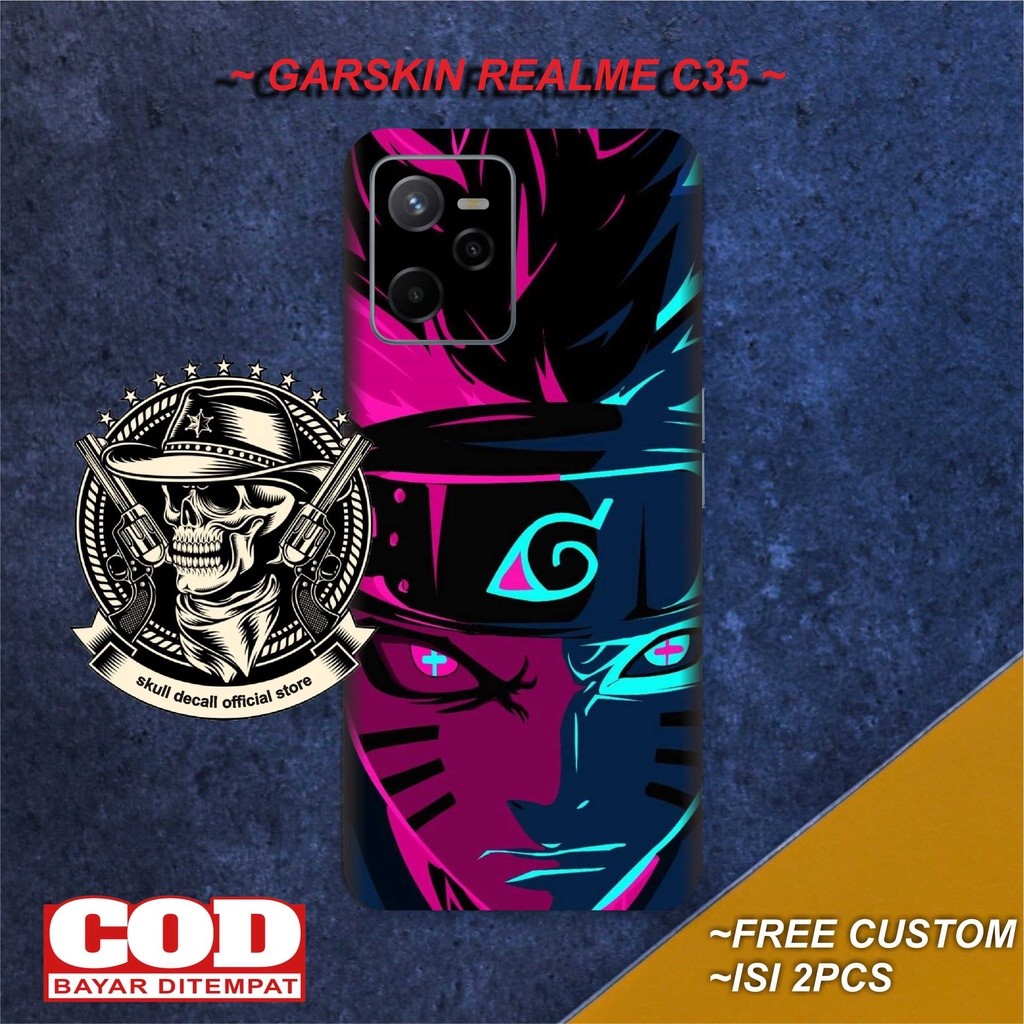 *Promo* Realme C35 Vynyl Wrap Stiker Garskin Case Custom Order