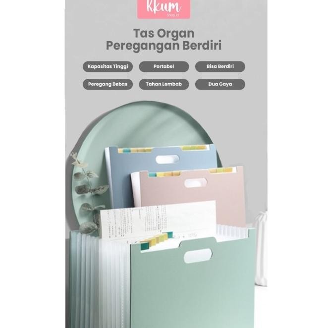 

TERBARUU STANDING FILE A4/ FILE FOLDER DOCUMENT BAG/ TAS DOKUMEN FILE