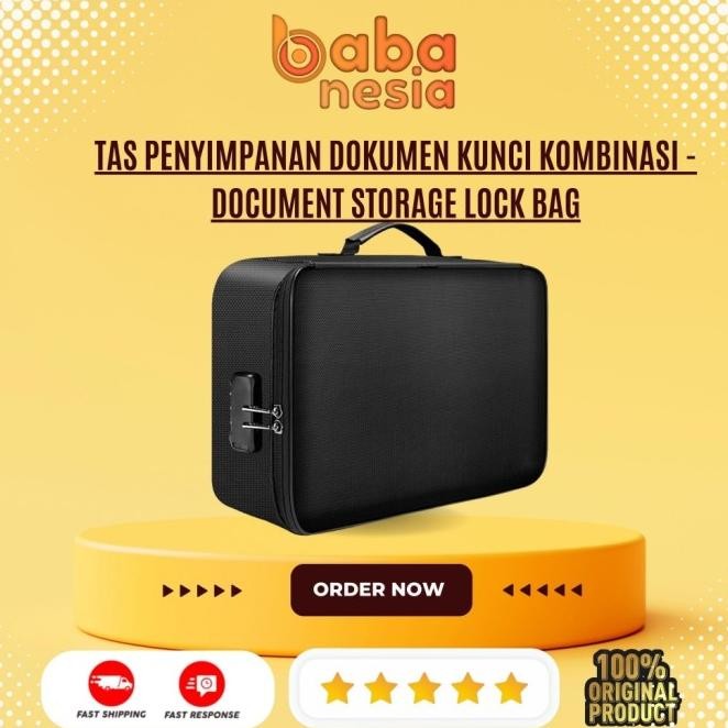 

READY DOCUMENT STORAGE LOCK BAG - TAS PENYIMPANAN DOKUMEN KUNCI