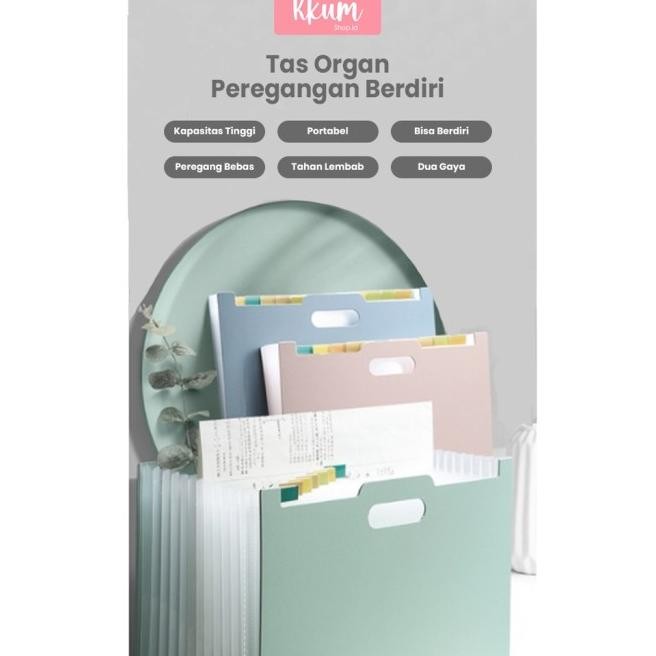 

TERLARIS- STANDING FILE A4/ FILE FOLDER DOCUMENT BAG/ TAS DOKUMEN FILE