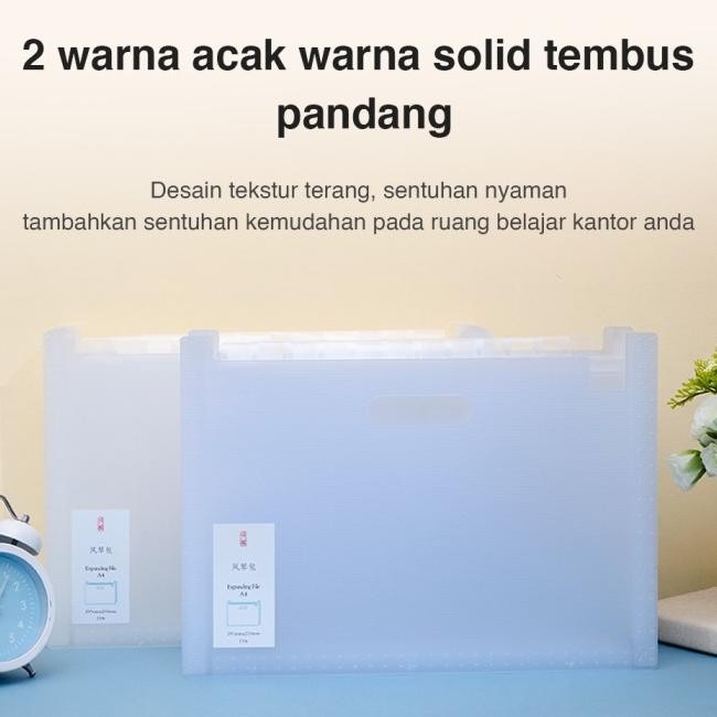 

BARU DELI FILE FOLDER DOCUMENT BAG TAS DOKUMEN FILE A4 ISI 13 SEKAT
