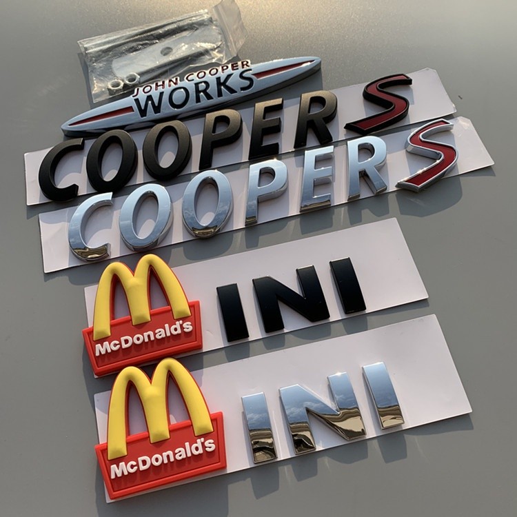 

BMW Mini Cooper CABRIO/COUNTRYMAN/CLUBMAN/F56/F55 Logo Belakang Logo McDonald's Modifikasi dan Peningkatan Stiker Dekoratif Kelas Atas Stiker Logo |SK8YBziJ|
