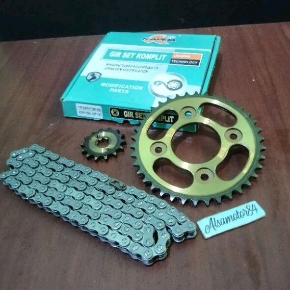 GIR SET GEAR PAKET 14T-38T BLADE REVO ABS LAMA NEW FIT SUPRA FIT NEW X  S SUPRA.