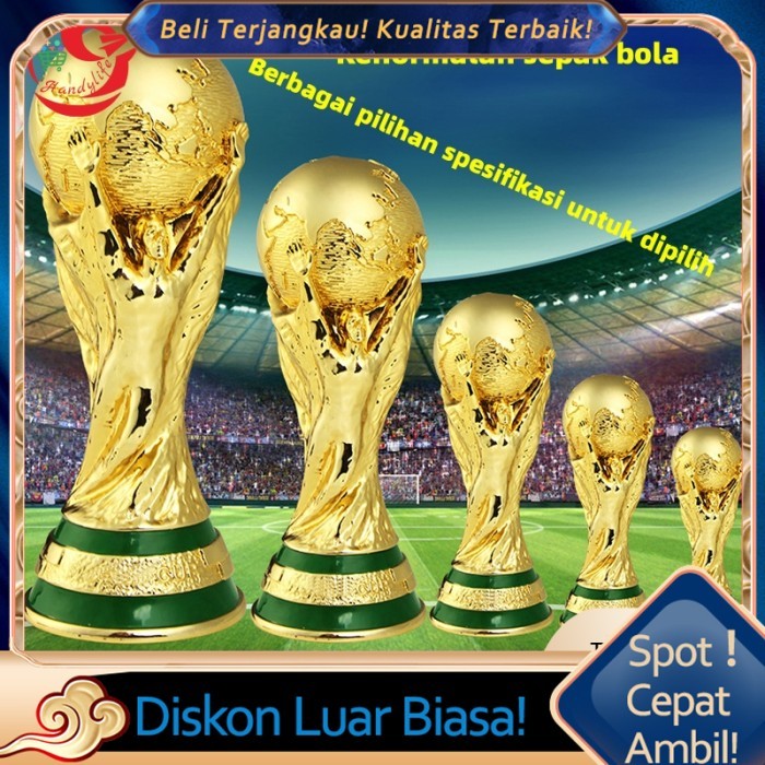 Piala Sepak Bola Piala Dunia Resin Piala Sepak Bola Souvenir