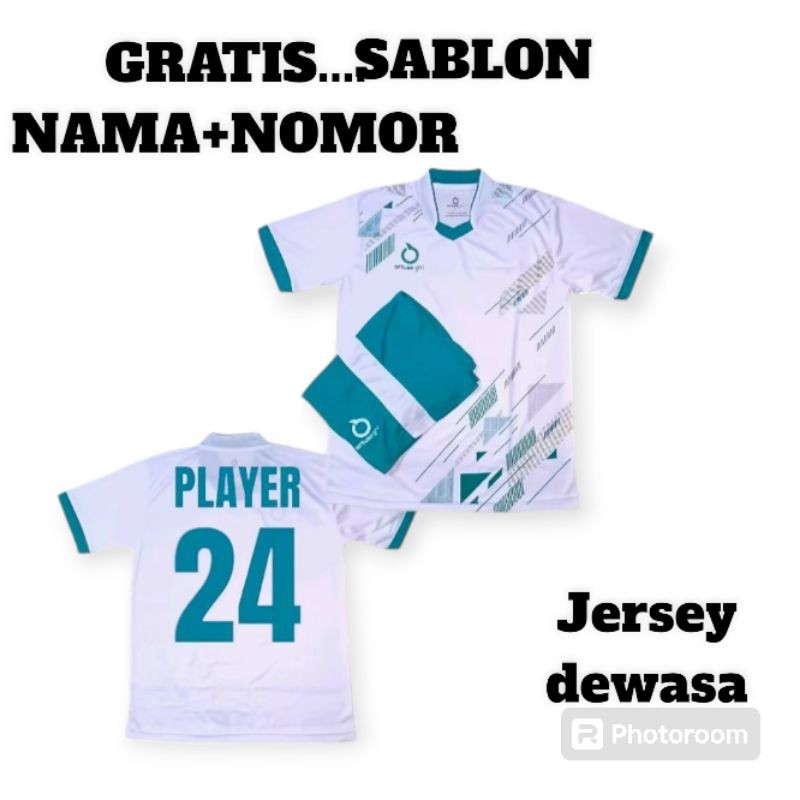 GRATIS SABLON NAMA DAN NOMOR BAJU OLAHRAGA DEWASA BAJU BOLA DEWASA