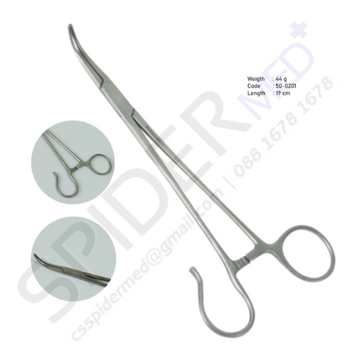 Schnidt Tonsil Haemostatic Forcep 19 cm Renz / Hemostatik Forceps 19cm