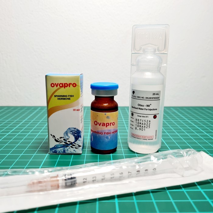 Diskon Ovapro Paket Hormon Ikan Suntik Hormon Ikan Pemijahan 10 Ml