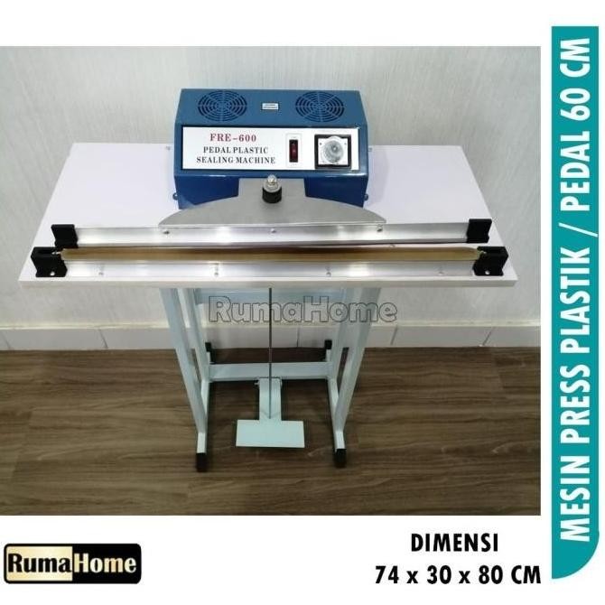 Mesin Press Pres Plastik Injak / Pedal Impulse Sealer 60Cm [terbaik]