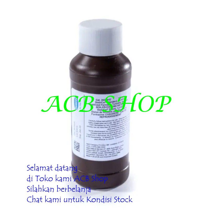 Hach STABLCAL SOLN, 0.1 NTU 100ML Prod 2659742