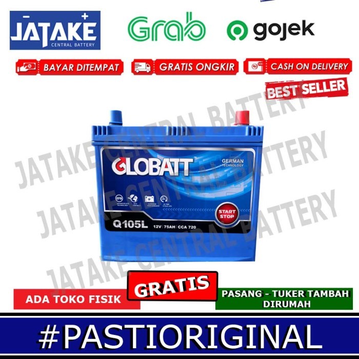 Aki kering mobil MAZDA CX 5 Q85 GLOBATT BATTERY ISS system