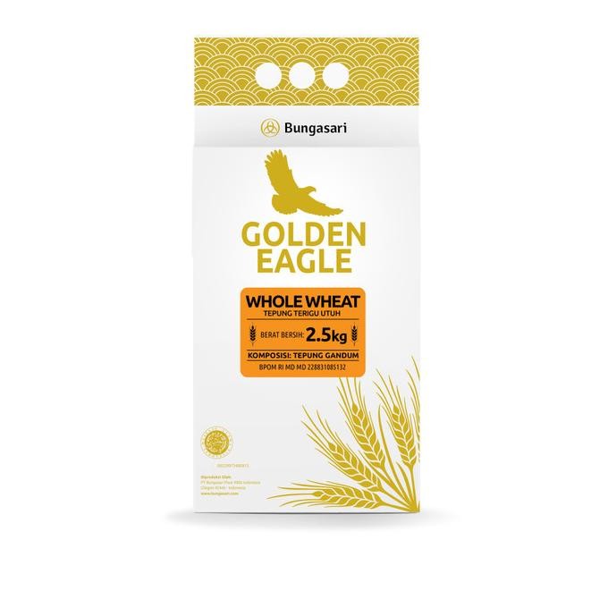 

Bungasari Golden Eagle Whole Wheat Tepung Terigu Utuh 2,5 KG swar