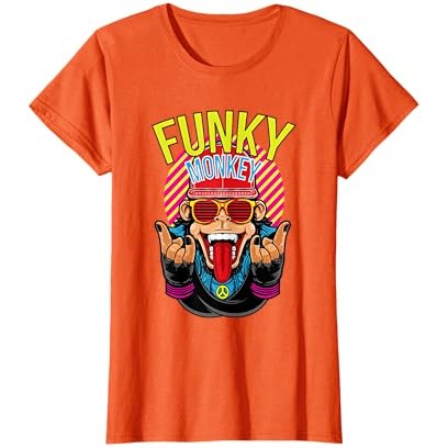 Funky Monkey T-Shirt |owEr3c29|