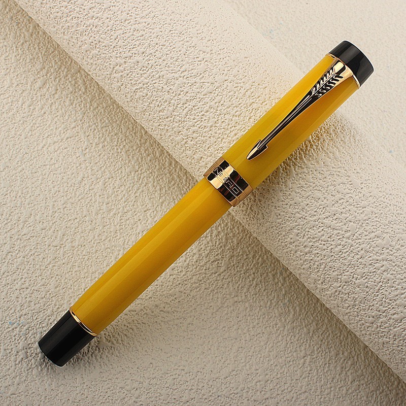 

Jinhao Pena Kuning Tahu Gaya Abad Ke-100 Pena Iridium Topi Pena Putar Pena Hadiah Kantor Bisnis Pena Keras Pena Latihan Kaligrafi |65E2B309|