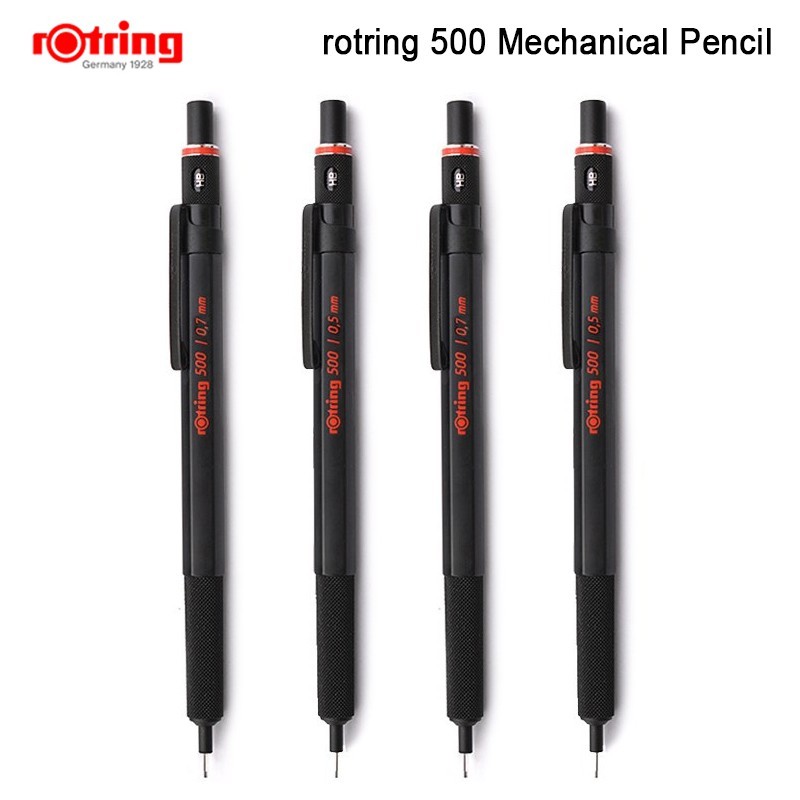 

Rotring 500 Pensil Mekanik Otomatis 0,5mm/0,7mm Badan plastik Pegangan bergerigi logam |B9rdo27l|