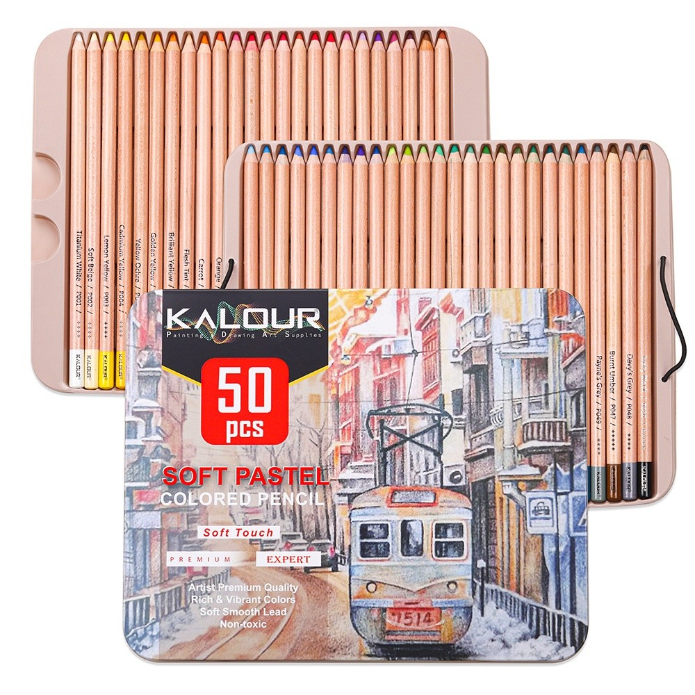 

KALOUR Pensil Pastel Lembut Profesional 50 buah Baru Kulit Kayu Warna Pastel Pensil Warna Untuk Sekolah Menggambar JO273 |ma2crwQi|