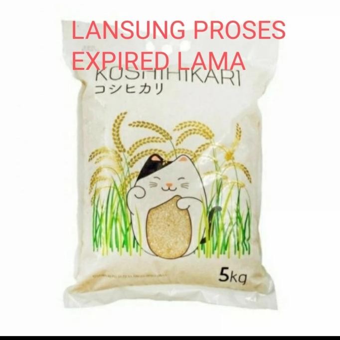 

Beras jepang koshihikari / Rice sushi koshihikari / 5 kg packing ori Td