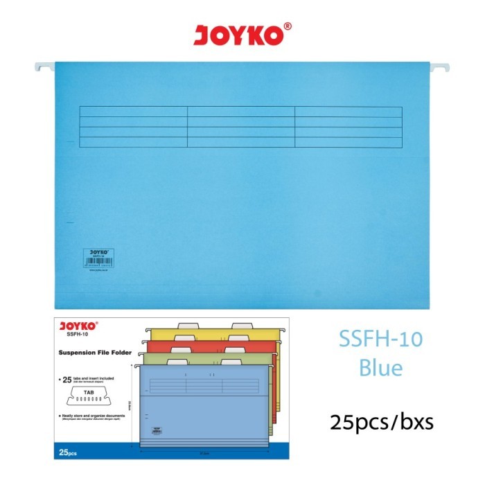 

HARGA DISC - Suspension File Folder Hang Hanging Map Gantung Joyko SSFH-10 Blue