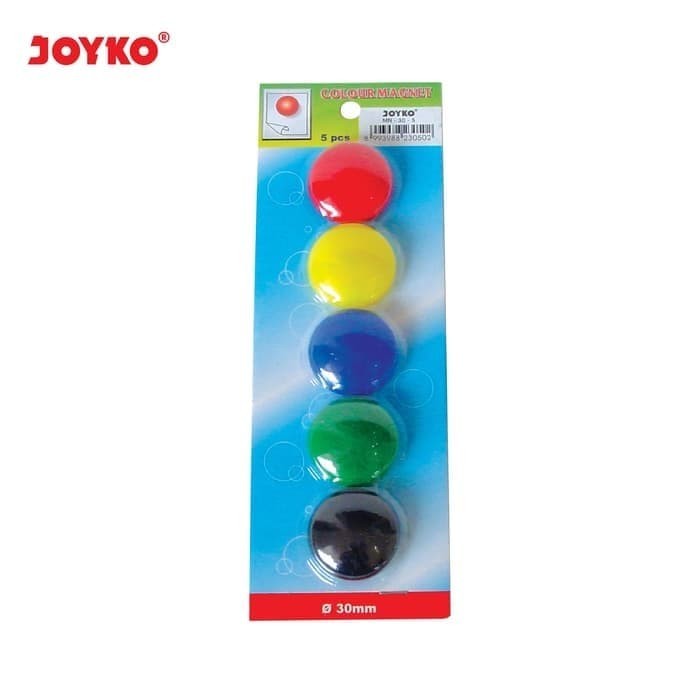 

Magnet Warna Whiteboard Papan Tulis Kulkas Joyko MN-30-5