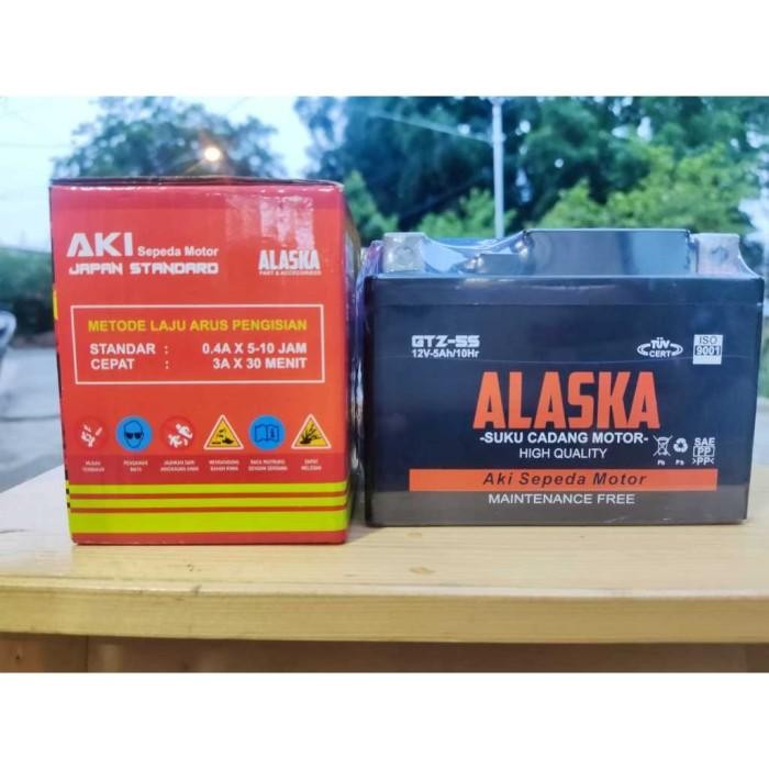 ALASKA Aki Motor Honda Vario Aki Accu Kering Scoopy Karbu / Scoopy FI / Scoopy FI ESP Donat / Scoopy