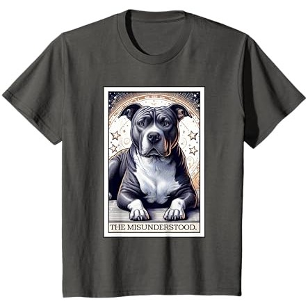 Kaos Kartu Tarot Pitbull untuk Wanita Pria Pecinta Pitbull Ibu Anjing Pittie |Bi4ykD8w|