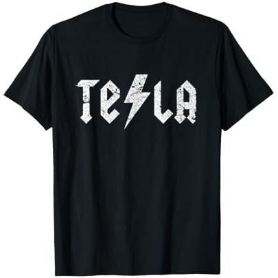 Kemeja Tesla Batang Kaus Menarik Nikola Tesla |PeNKK6gx|