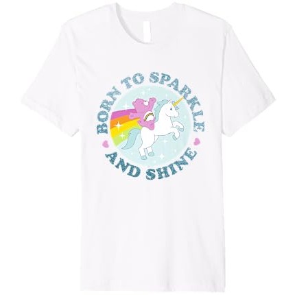 Care Bears Terlahir Berkilau Dan Bersinar Dengan T-Shirt Premium Cheer Bear |X0mmhjNz|