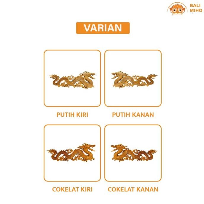 Dekorasi Dinding Patung Naga 30 cm - Patung Naga - Naga Kayu - Ukiran [terbaik]