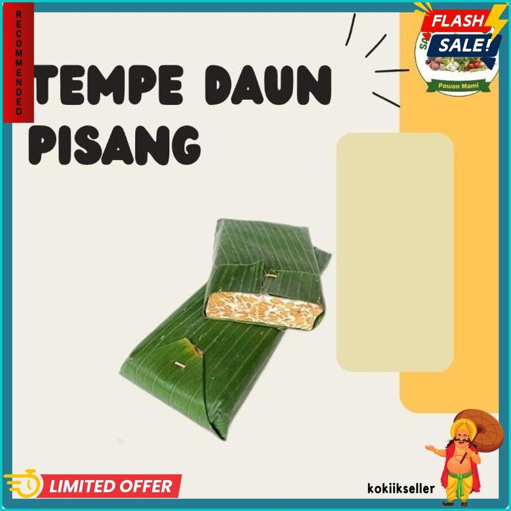 

Tempe Daun Pisang - Pawon Mami Sayur Online Jogja (6.6)